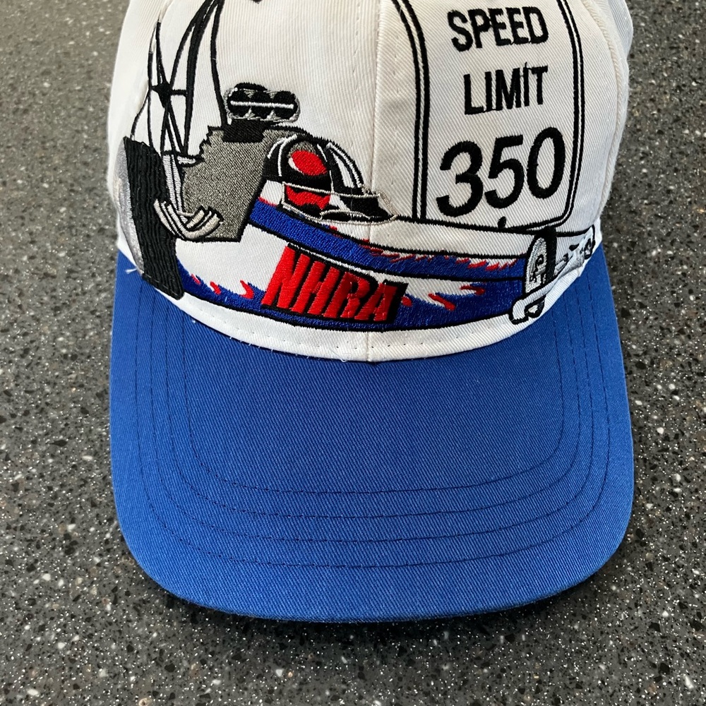 Youth NHRA Racing Cap with Blue Brim
